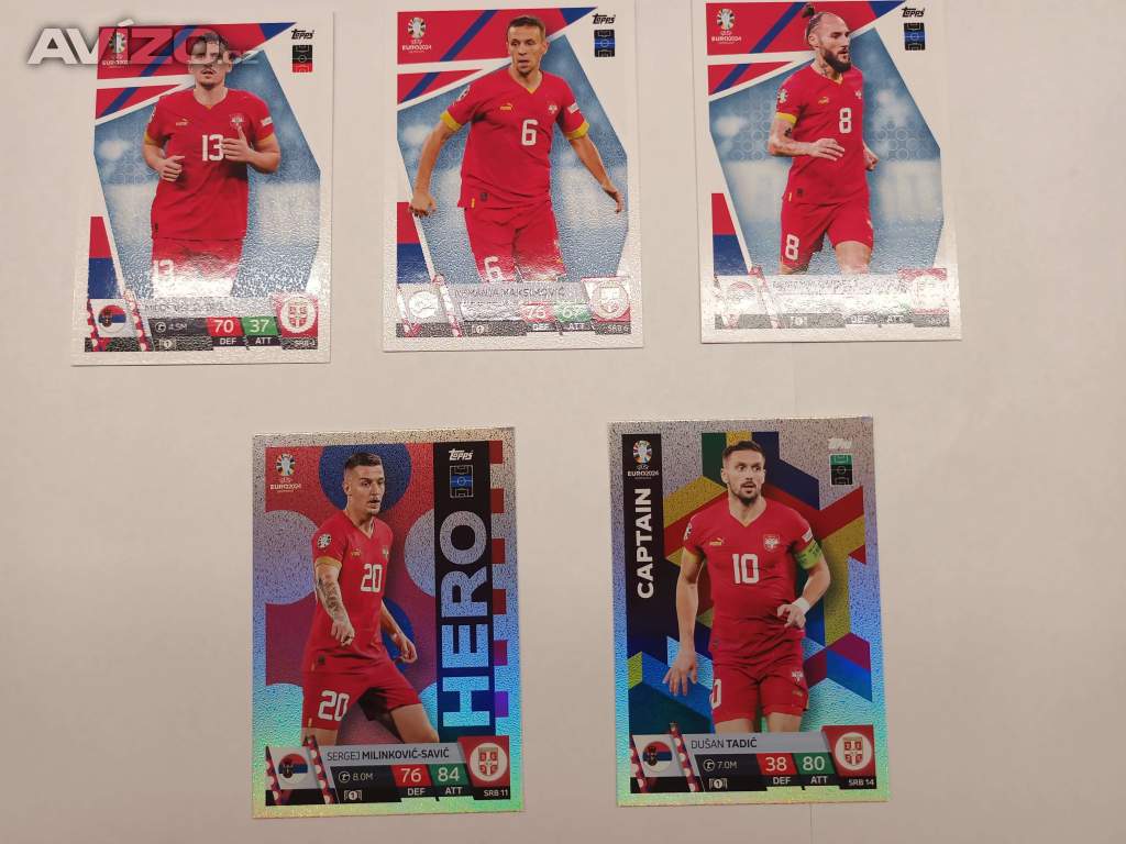 Foto inzerátu Fotbalové karty Topps Match Attax - EURO 2024