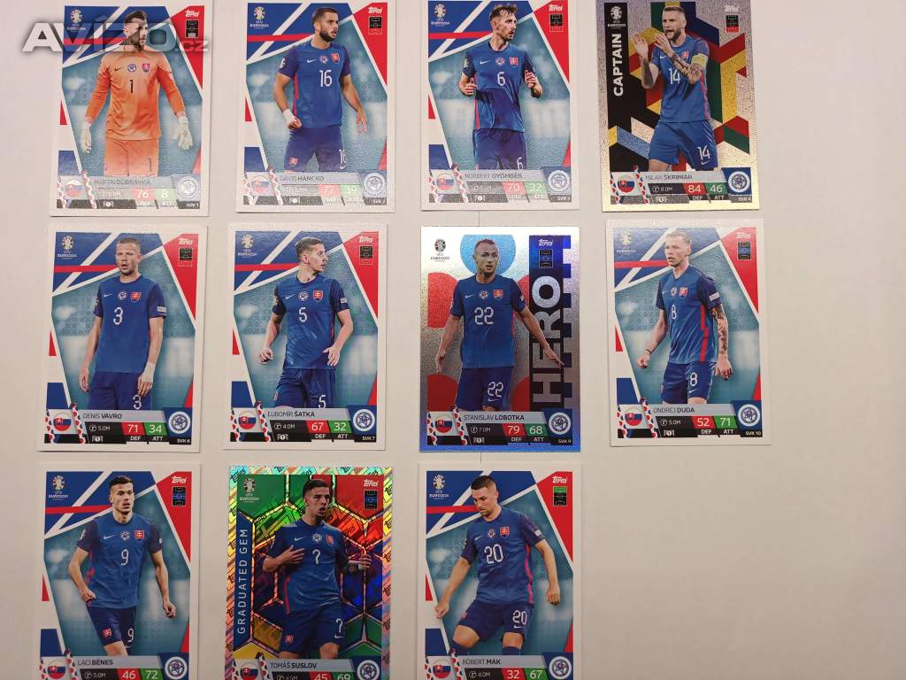 Foto inzerátu Fotbalové karty Topps Match Attax - EURO 2024