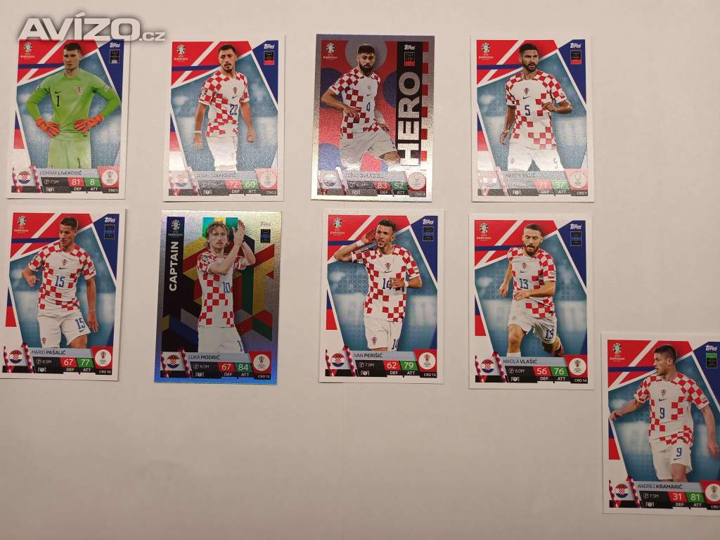 Foto inzerátu Fotbalové karty Topps Match Attax - EURO 2024