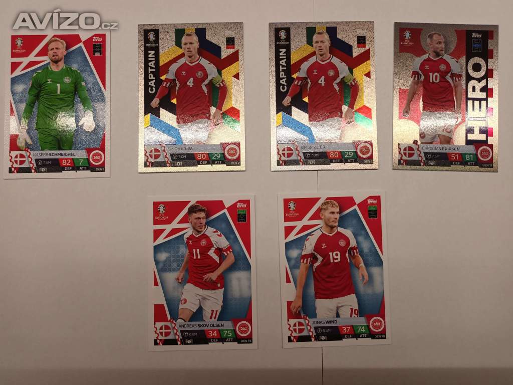 Foto inzerátu Fotbalové karty Topps Match Attax - EURO 2024