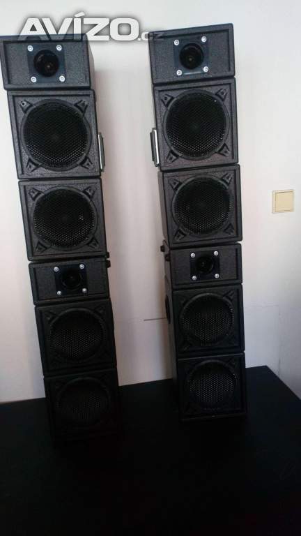 Foto inzerátu Reprobedny pasivní - 2 sloupky po 6 ks. beden