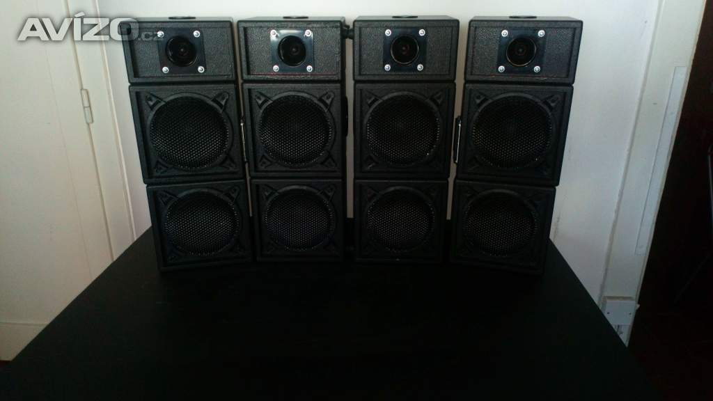 Foto inzerátu Reprobedny pasivní - 2 sloupky po 6 ks. beden