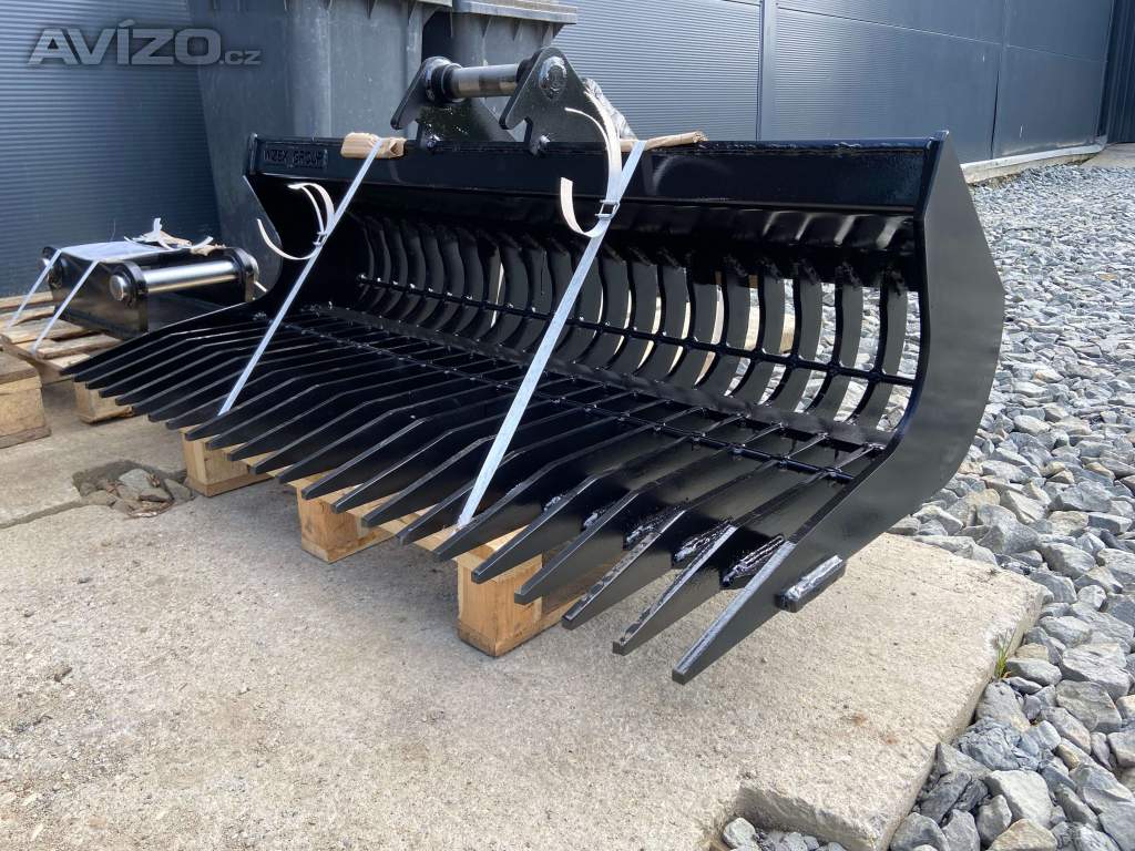 Hrábě, prolamovaná lžíce 150cm 5,5-7t