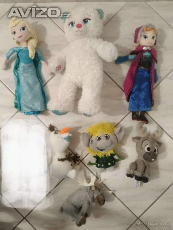 Frozen sada plyšáků.