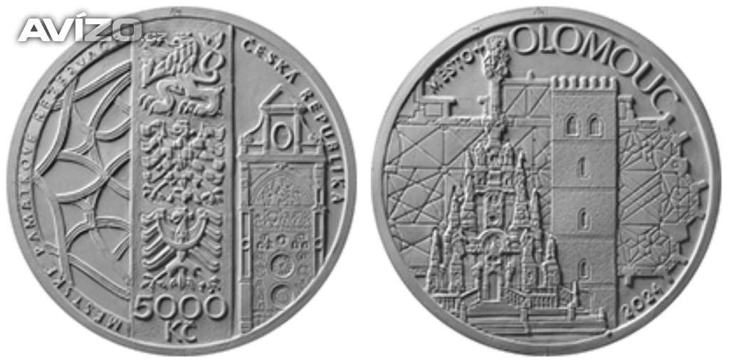 5000 Kč Městská památková rezervace Olomouc proof