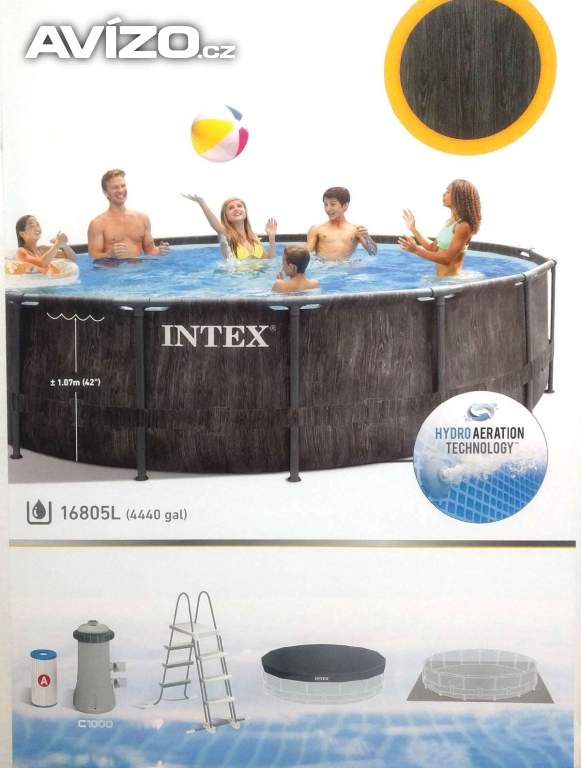 Foto inzerátu Intex Bazénový set Prism Frame 457 x 122 cm + příslušenství - nový