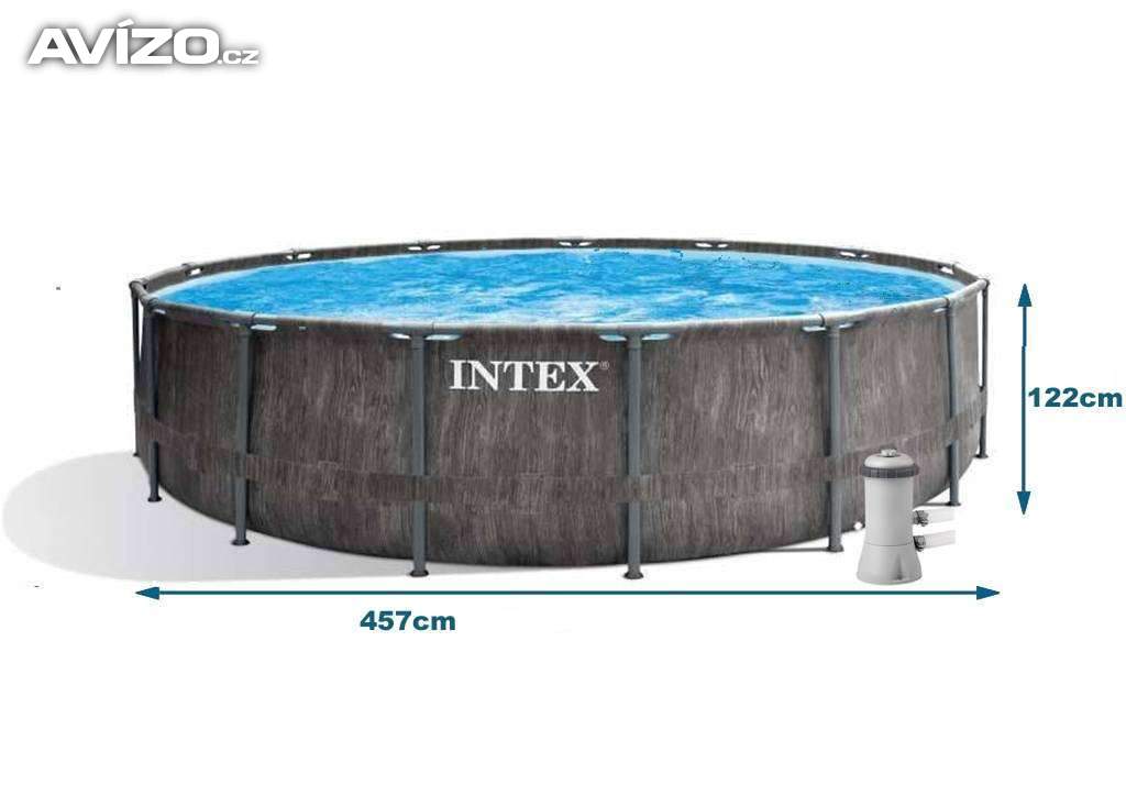 Foto inzerátu Intex Bazénový set Prism Frame 457 x 122 cm + příslušenství - nový