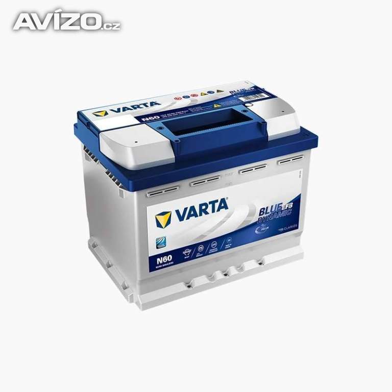Autobaterie Varta EFB N60 60 Ah 640A START STOP