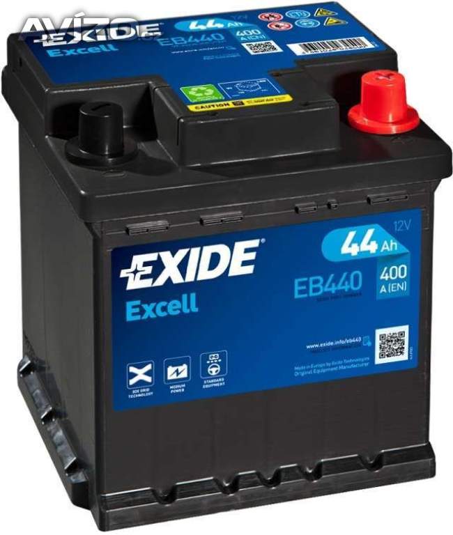 Autobaterie Exide  EB442 44 Ah 420A 