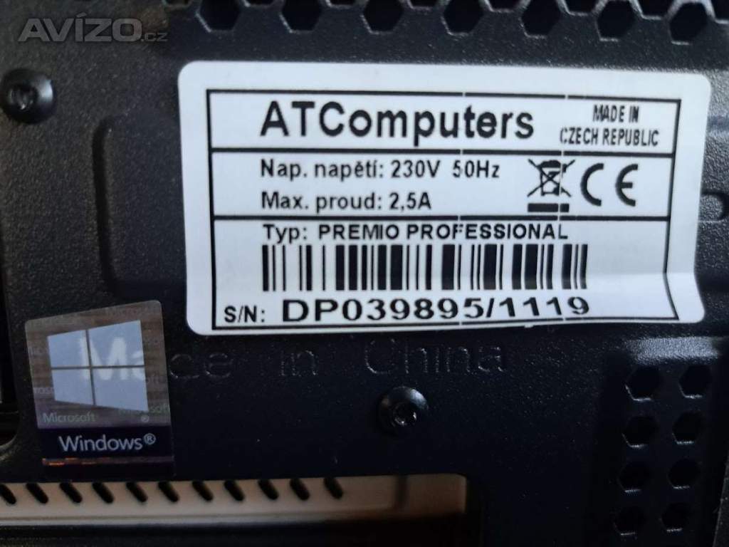 Foto inzerátu Prodám pc sestavu Premio Professional + monitor Dell 24´´