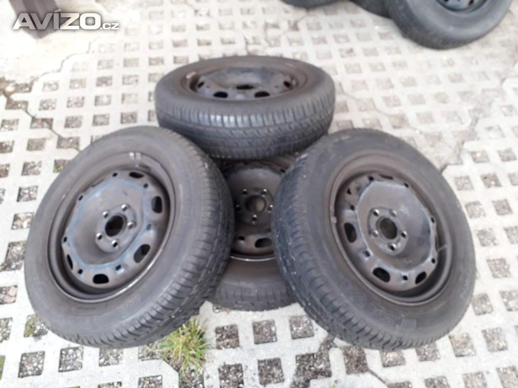 FABIA LETNÍ KOLA 165/70/14 , VÝBORNÝ STAV