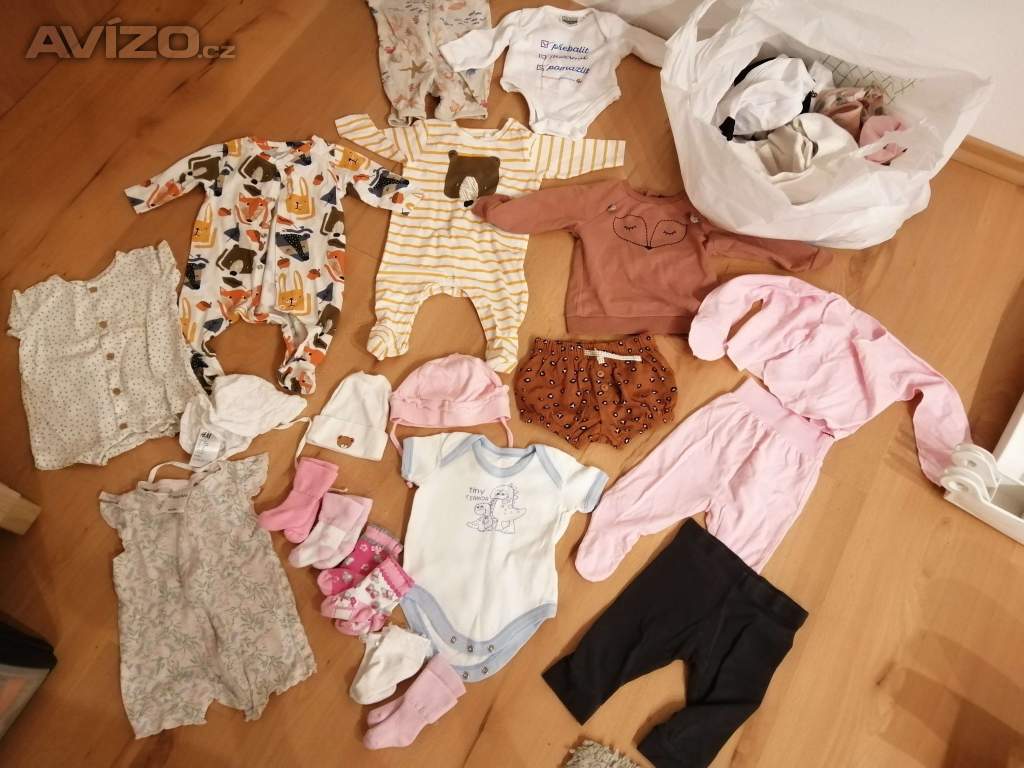 Kojenecké oblečení různé , 0-4 měsíce