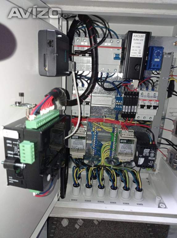 Elektrorozvaděč IP65 s PLC Unitronics V120-22-T2C, GSM bránou