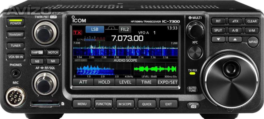 Amatérské rádio: Icom, Kenwood, Yaesu, FlexRadio