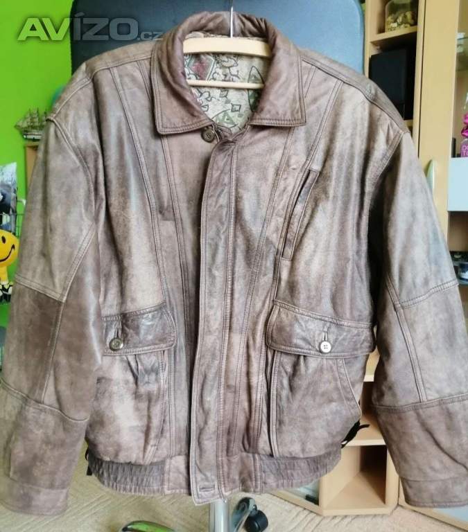KOŽENÁ bunda. Nepoškozená !! Vel. 48