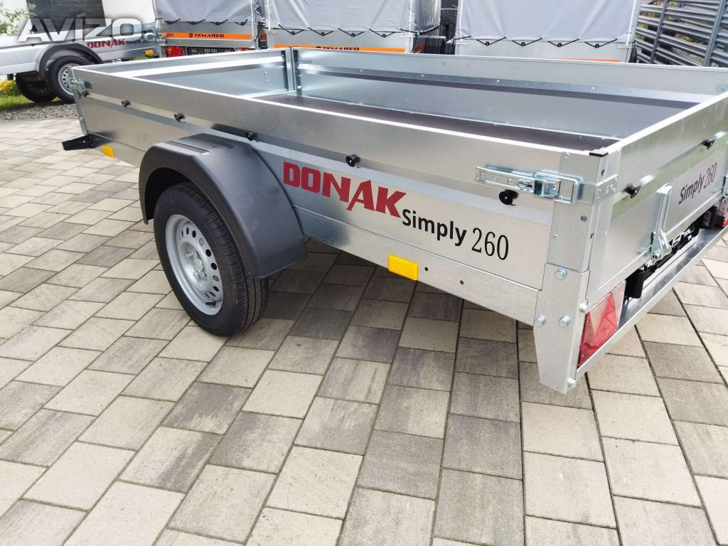 AKCE JARO, DOVEZEME, Přívěs 260x134cm nebo 250x134cm do 750kg, 130km, SKLÁPĚCÍ.. 20 990kč