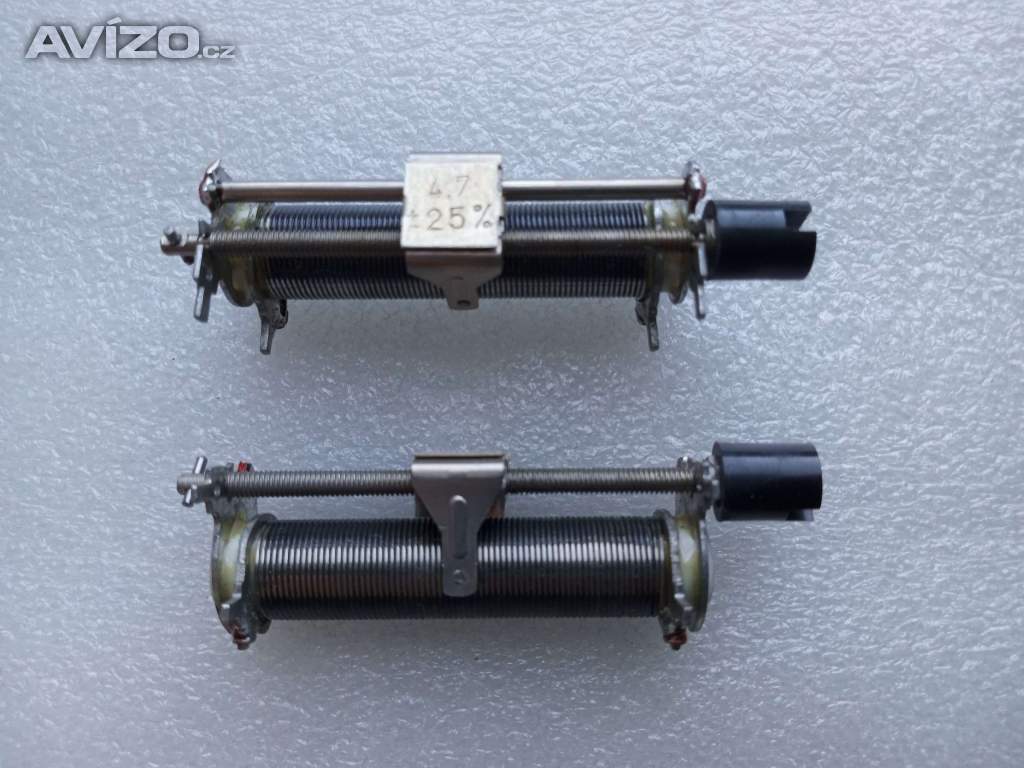 Odpor, rezistor 4,7 Ohmu /10W-15W regulovatelný