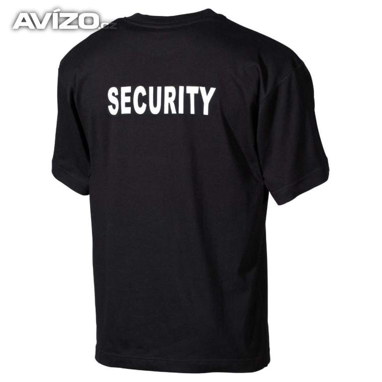 Tričko MFH Security - černé