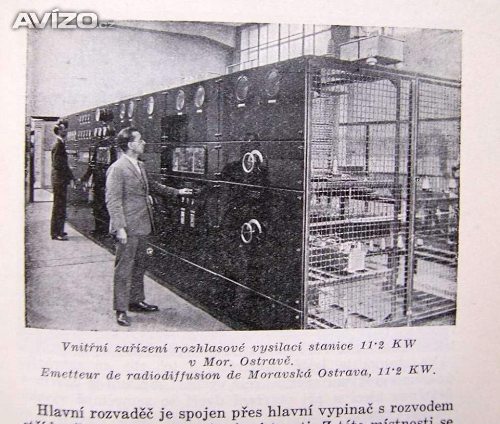 Starožitná kniha z roku 1935 o začátcích rozhlasu, historie rozhlasu v Československu