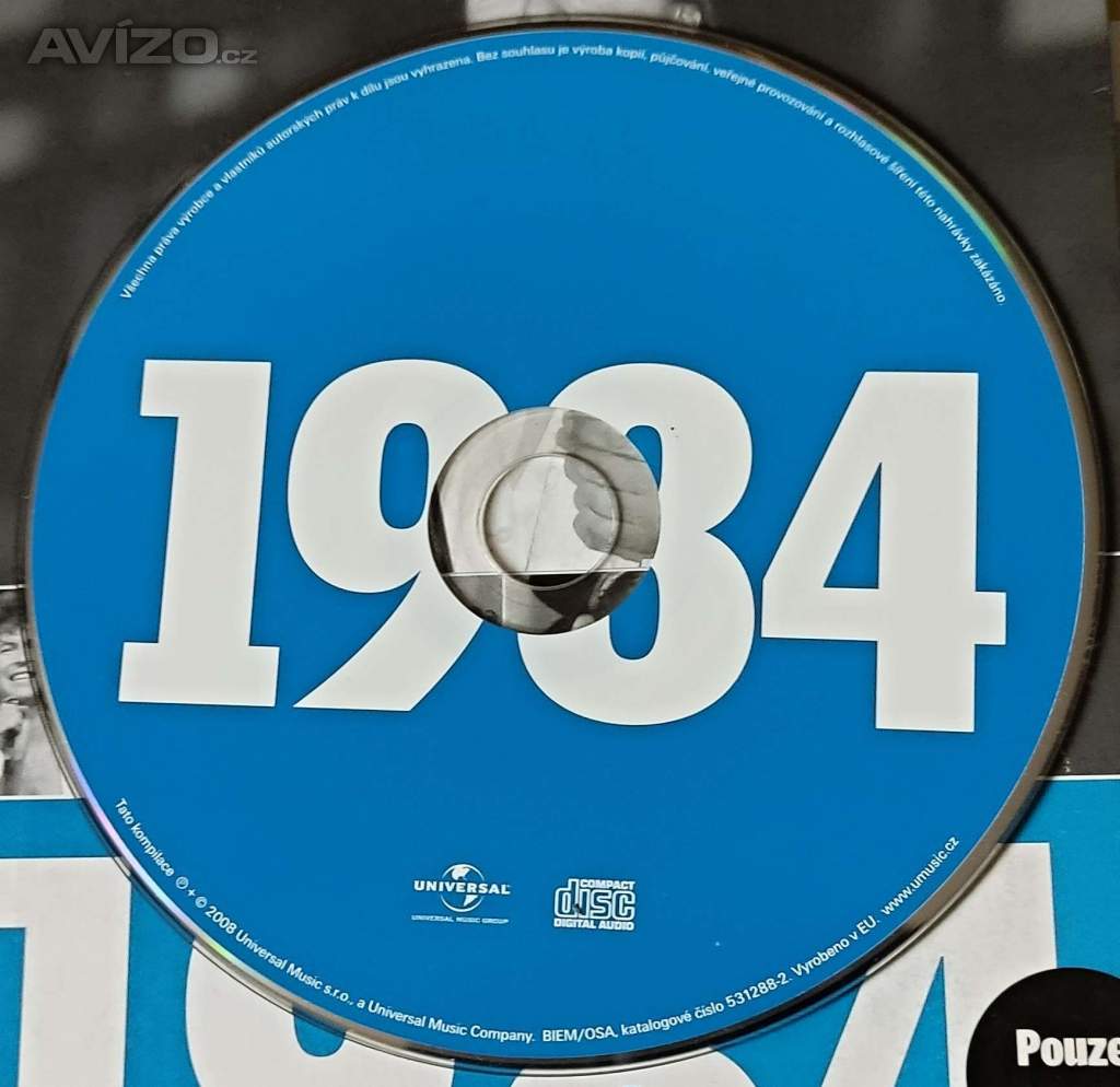 Foto inzerátu 1984. Exkluzivní kolekce domácích a zahraničních hitů 1968-2008, CD