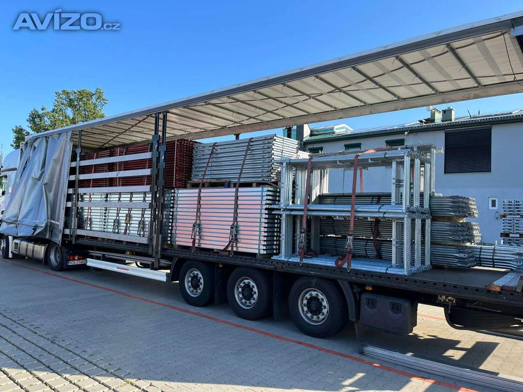 Nove fasádní lešení PLETTAC scaff 74 - 227 m2