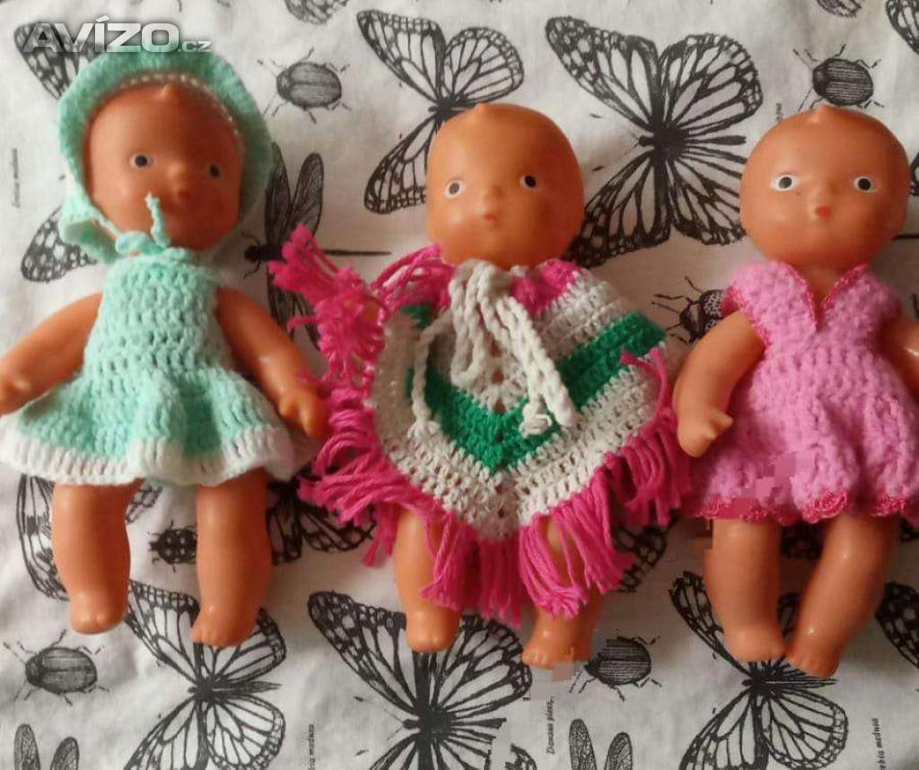 Prodám retro gumové panenky