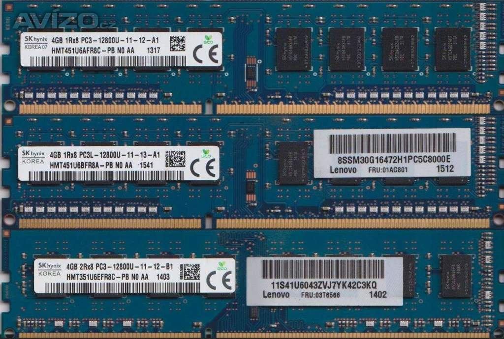 3ks DDR3 4GB 12800U Hynix