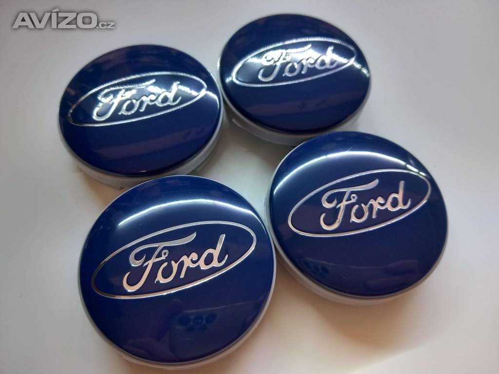 Středové krytky Ford, 54x52mm Blue