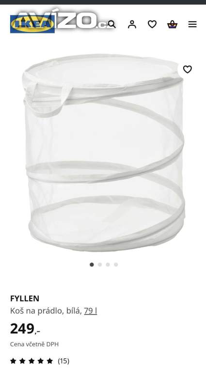 Koš na prádlo IKEA 