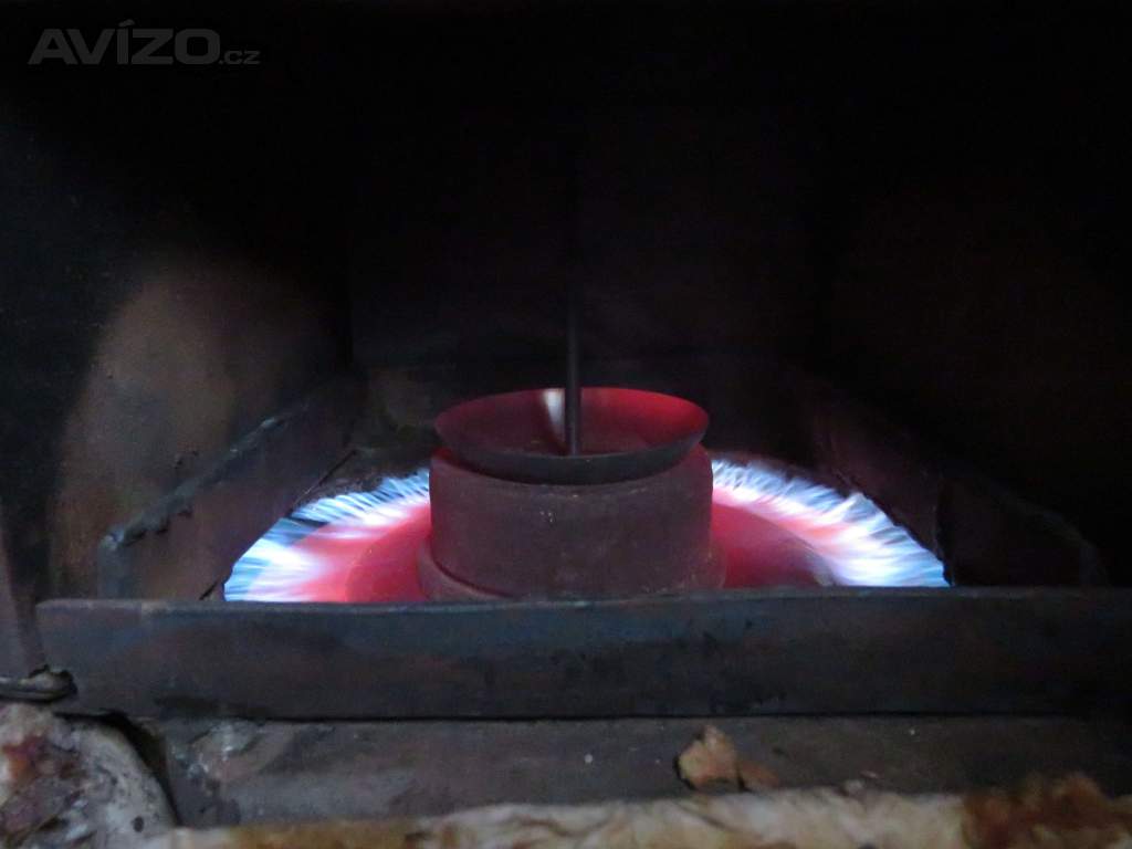 Olejový  hořák na vyjetý olej
