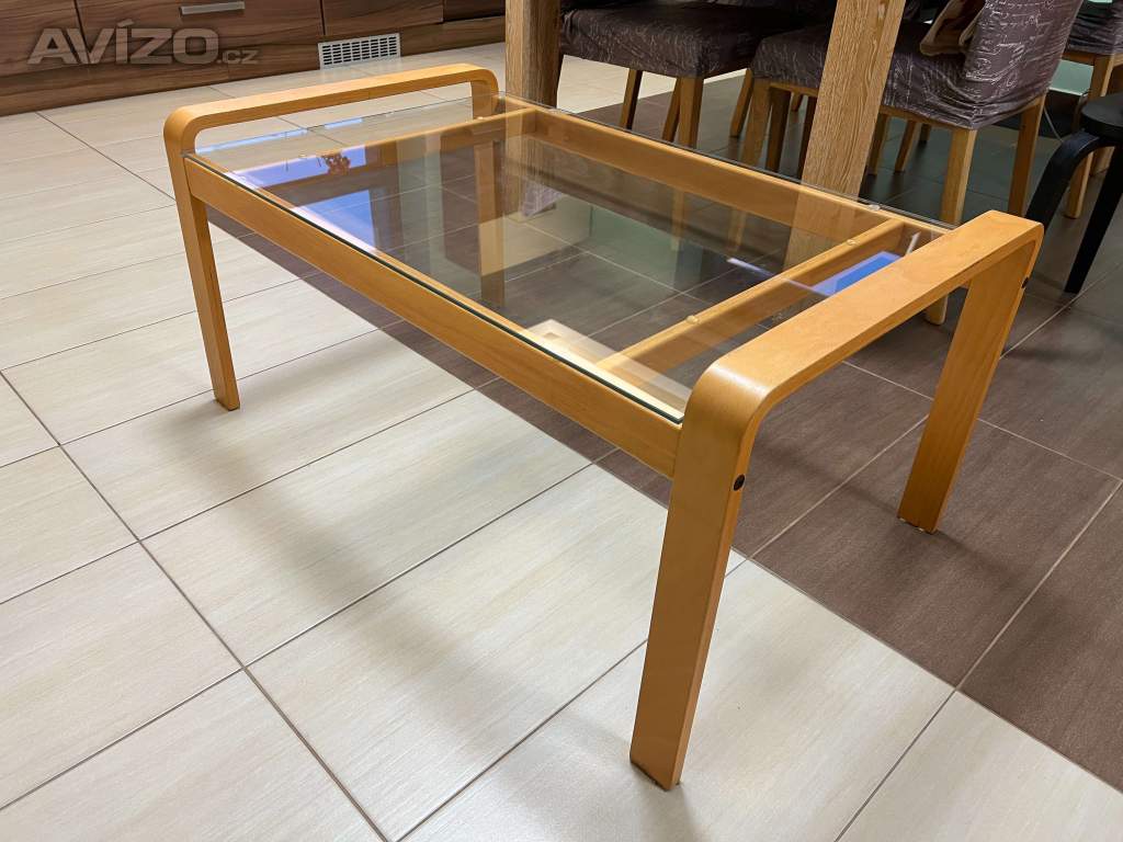 Foto inzerátu Sedací souprava ohýbaného nábytku JECH se stolkem + jídelna