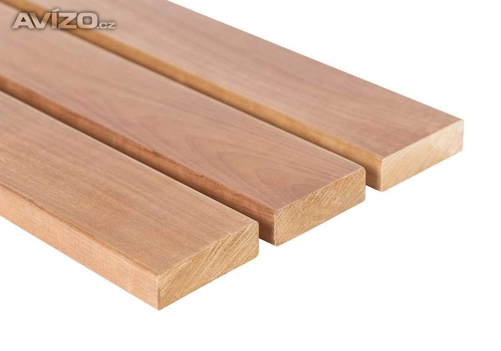 deskové desky dřevo pro saunové lavice TERMO THERMO ASPEN 28x90mm