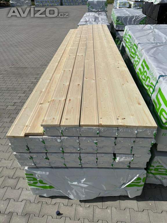 PALUBOVÁ DESKA SKANDINÁVSKÝ SMRK oboustranně drážkovaná 24X145 TŘÍDA AB