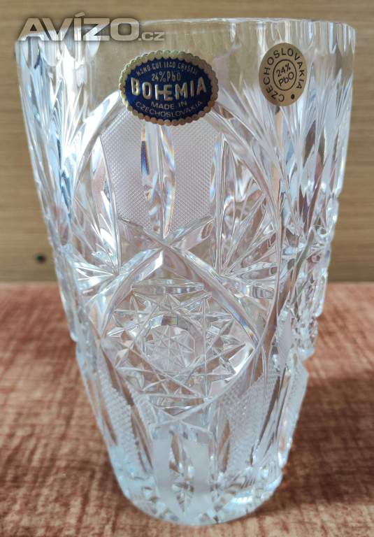 Váza BOHEMIA CRYSTAL