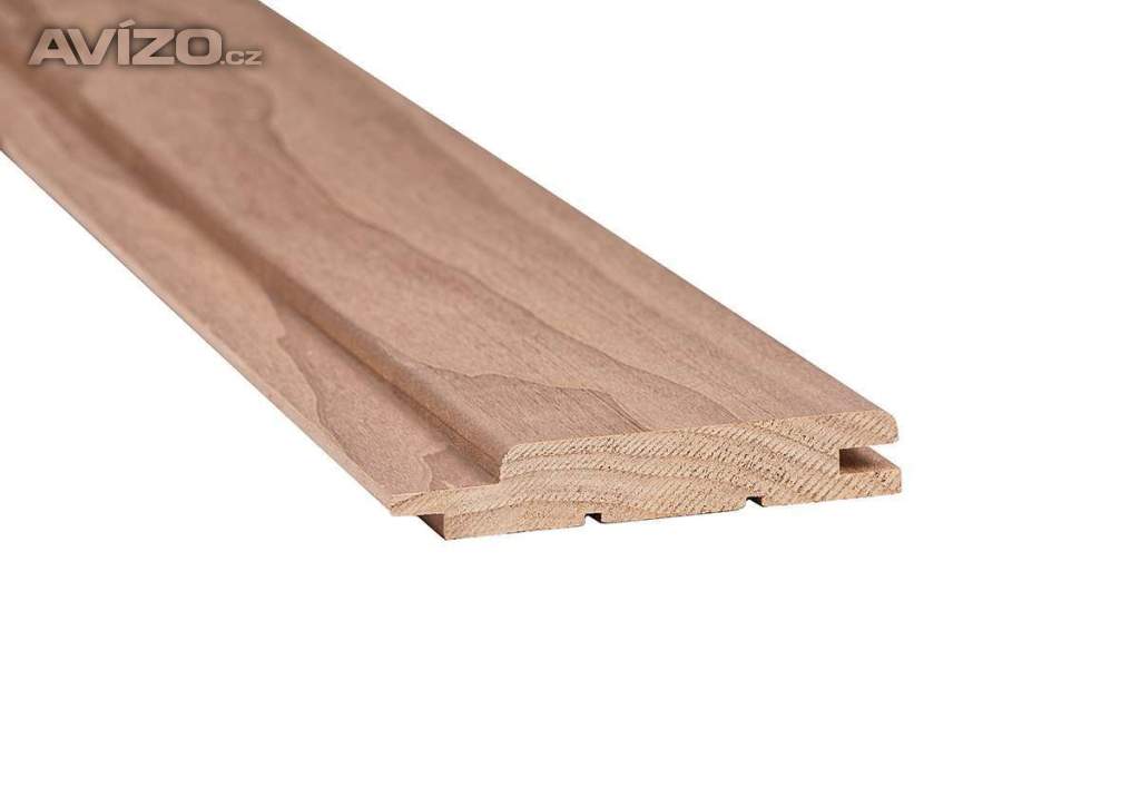 Obložení podhledová deska Fasáda do sauny THERMO TERMO ASPEN 15X90mm