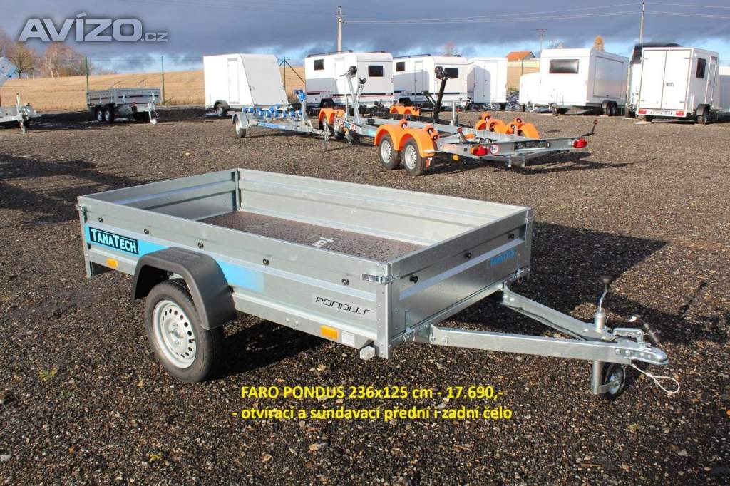 Přívěs FARO Pondus 236x125x320 750kg