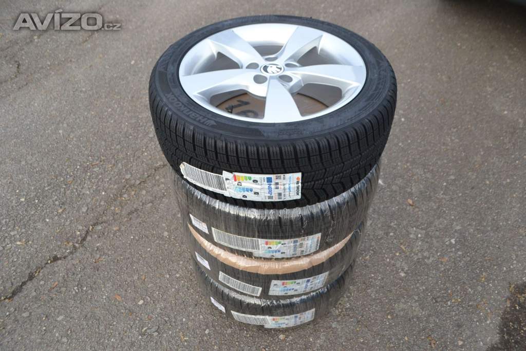 Š.Rapid/ Fabia 3 - NOVÝ zimní Alu komplet– 215/45R16