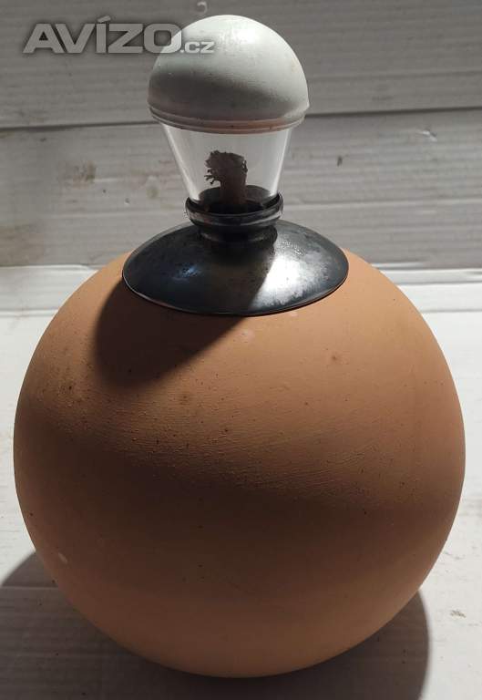 Terakotová lampa 