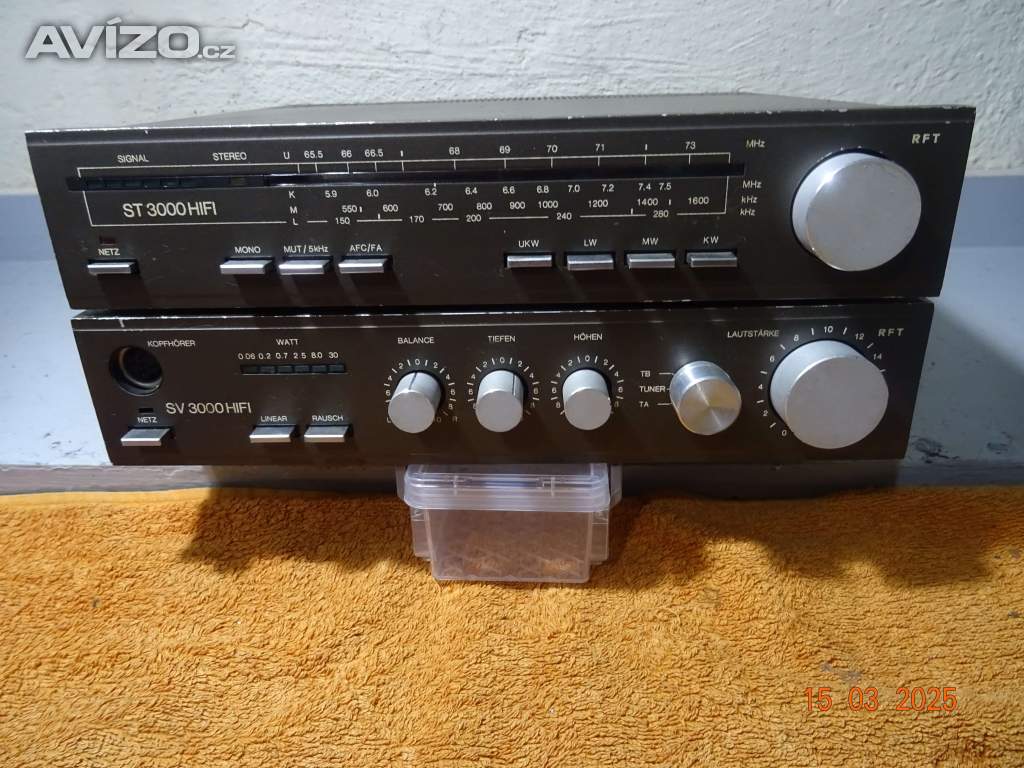 ZESILOVAČ + TUNER RFT