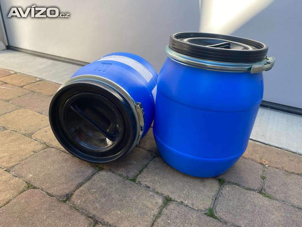 Plastové sudy 25l se sponou