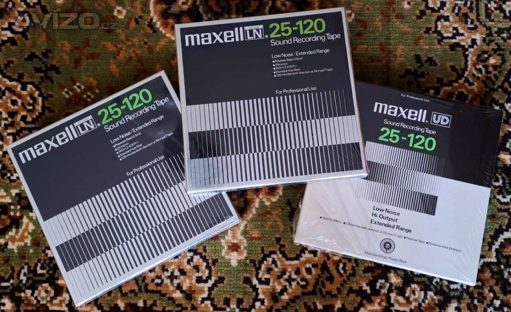 Magnetofonová cívka - páska Maxell LN 25-120