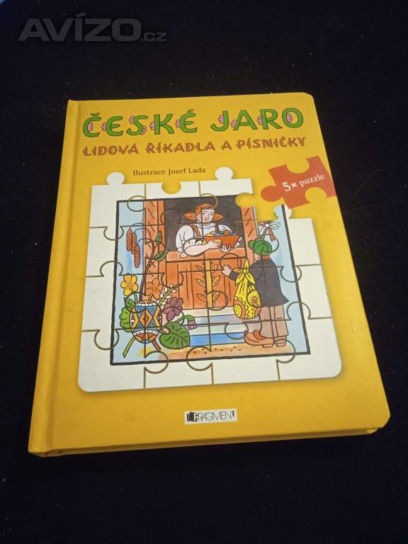 Josef Lada puzzle České jaro 150,- Kč.