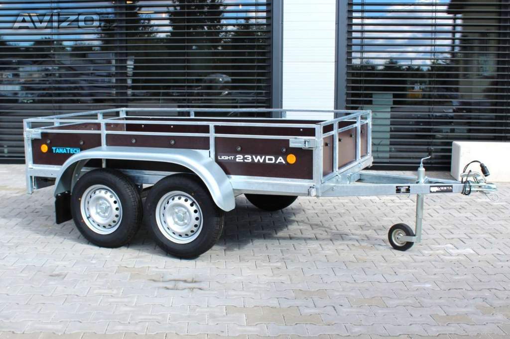 Přívěs Vesta Wood 23/750kg 2 nápravy překližkový