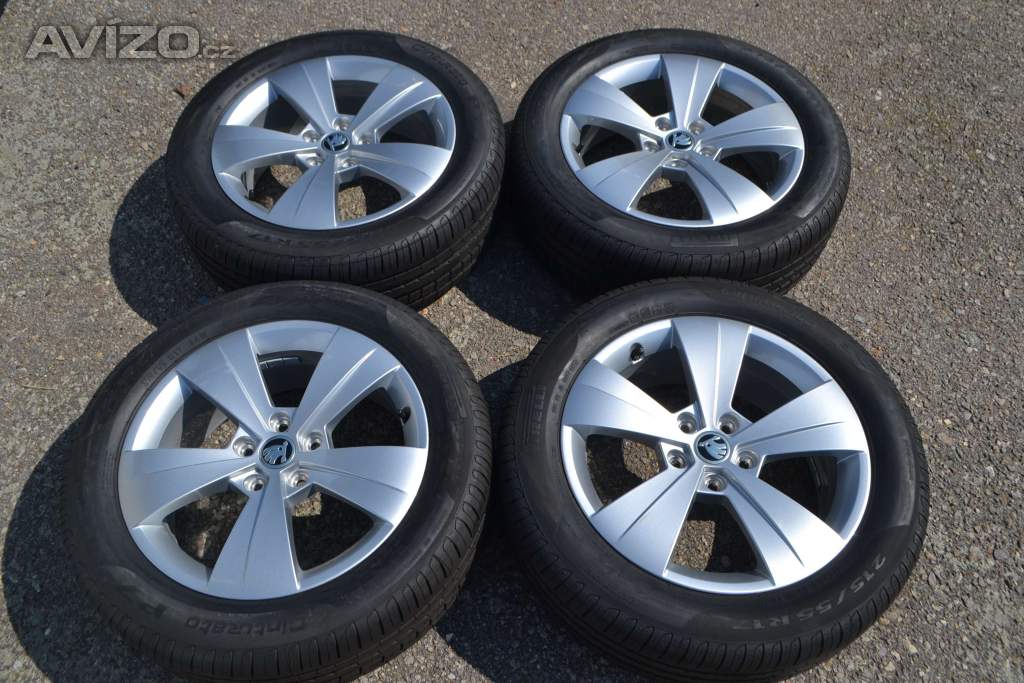 Š.Superb III, VW Passat B8- NOVÝ letní Alu komplet 215/55R17 Pirelli.