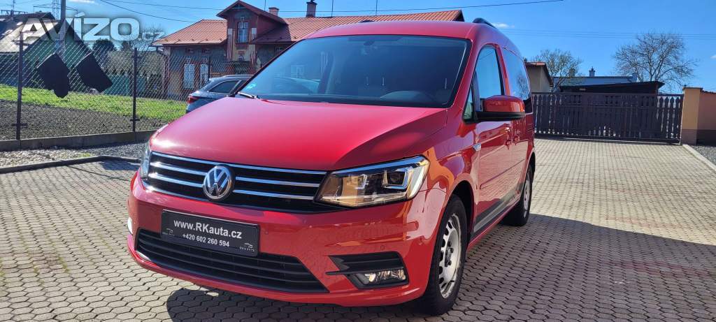 VW Caddy 1,4 TSi 92kW benzín DPH Bi-Xenony Comfortline