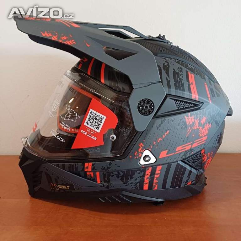 Enduro přilba LS2 Pioneer II CRAZY