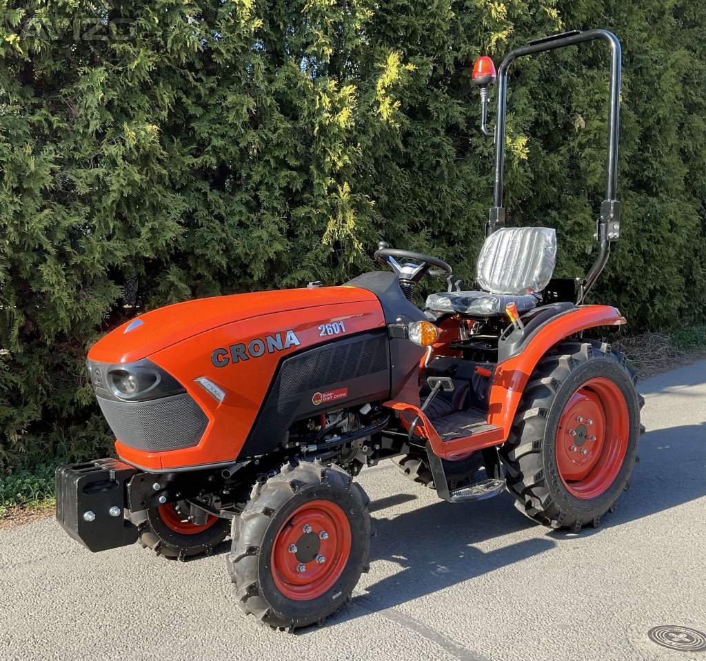 Traktor CRONA CR2601X, 26 HP, EURO 5 na SPZ, nově