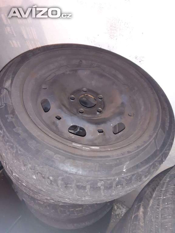 ŠKODA FABIA plechové disky + letní pneu 4.5 -5.5mm