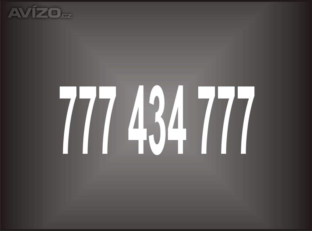 VIP mobilní číslo 777 4x4 777