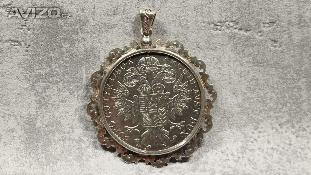 Velká RU mince tolar Marie Terezie 1780 medaile medailon.